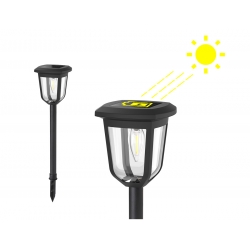 LAMPA LATARNIA XL SOLARNA LED OGRODOWA WBIJANA 55cm