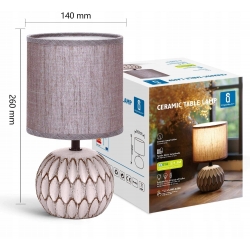 LAMPKA LAMPA STOŁOWA BIURKOWA NOCNA CERAMICZNA