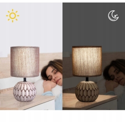 LAMPKA LAMPA STOŁOWA BIURKOWA NOCNA CERAMICZNA