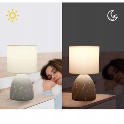 LAMPKA LAMPA STOŁOWA BIURKOWA NOCNA CERAMICZNA