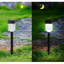 LAMPA SOLARNA OGRODOWA WBIJANA LAMPKA OGRODU 4 szt