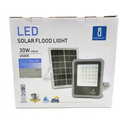 LAMPA LATARNIA HALOGEN LED PANEL SOLARNY 30W PILOT