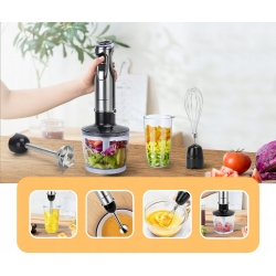 MOCNY BLENDER RĘCZNY WIELOFUNKCYJNY METALOWY 1000W