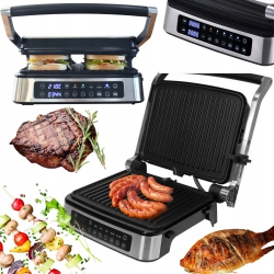 GRILL OPIEKACZ ELEKTRYCZNY ROZKŁADANY 2000W LED