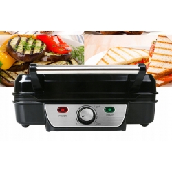 GRILL OPIEKACZ TOSTER do KANAPEK MIĘS PANINI 1800W