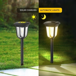 XL LAMPA SOLARNA LED 55cm OGRODOWA WBIJANA 4 SZT