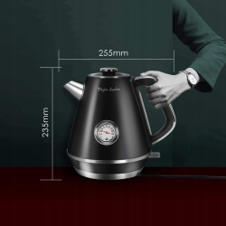 CZAJNIK ELEKTRYCZNY RETRO WSKAŹNIK TEMP 2200W 1.7L