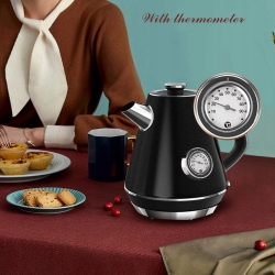 CZAJNIK ELEKTRYCZNY RETRO WSKAŹNIK TEMP 2200W 1.7L