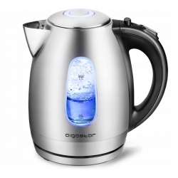 CZAJNIK ELEKTRYCZNY BEZPRZEWODOWY 1,7L INOX 2000W