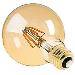 ŻARÓWKA LED DUŻA BAŃKA Filament AMBER G125 E27 4W