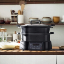 ELEKTRYCZNY GARNEK 3w1 WOLNOWAR PAROWAR GRILL 6l