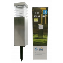 DUŻA LAMPA SOLARNA LED 15lm OGRODOWA WBIJANA STAL